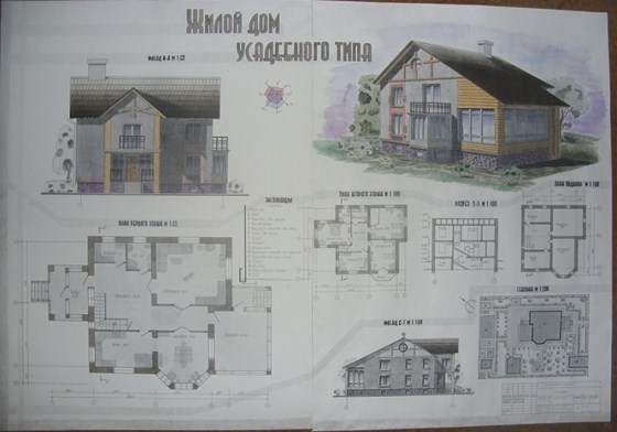 Портфолио: Дом усадебного типа